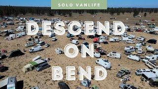 Off the Grid with 1000 Vanlifers  Descend On Bend  Solo Female Vanlife