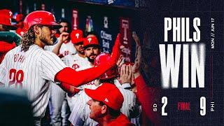 Padres vs. Phillies Game Highlights 61724  MLB Highlights