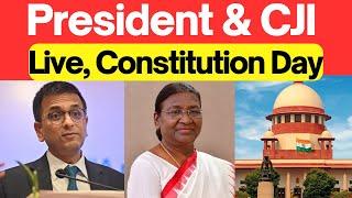 President Murmu & CJI Live  Constitution Day Celebrations SC Live  #supremecourtofindia #lawchakra