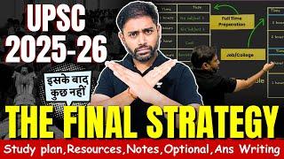 The Final Strategy for UPSC 2025 & 2026 Preparation by Sudarshan Gurjar