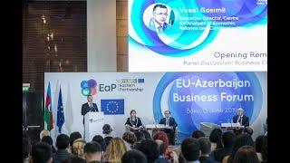 Plenary Session EU Azerbaijan Business Forum 2019