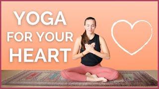 Yoga for HEART HEALTH and Healing - 10 min flow when you need a little love