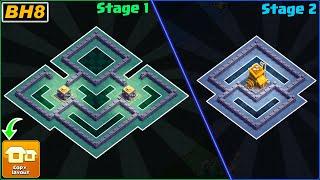 NEW BEST BH8 Base 2 Stage  Builder Hall 8 Base COPY Link  Clash of Clans