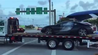 XXXTentacion Vehicle Bmw i8 getting taken away