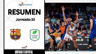 Barça - Unicaja 91-92 RESUMEN  Liga Endesa 2023-24