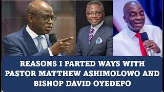 Reasons I parted ways with Pastor Matthew Ashimolowo and Bishop Oyedepo - Pastor Tunde Bakare