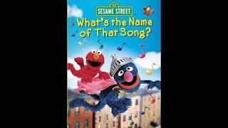 Sesame Street Whats The Name of the Song 2004 VHS