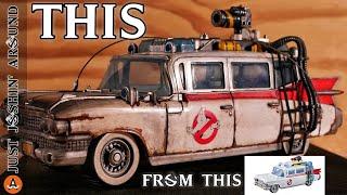 Ghostbusters Afterlife Ecto 1 Car   Toy Collectible Customization  Just Joshin Around