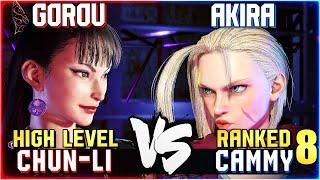 Gorou Chun-Li vs Akura Cammy STREET FIGHTER 6 Showdown