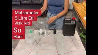 3 DAKİKADA EVDE VİSKİ YAPIMI  KOLAY ANLATIM