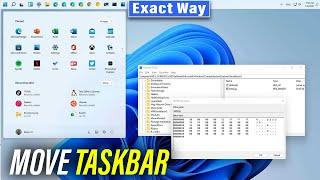 How to move taskbar windows 11 2024 How To Change The Taskbar Position In Windows 11