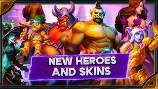 HS. Voicelines new heroes NerzhulBoulderfist Ogre and new skins Blingtron PrestorYrelLanathel