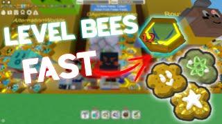 *NEW*How To Level Bees Fast-Bee Swarm Simulator