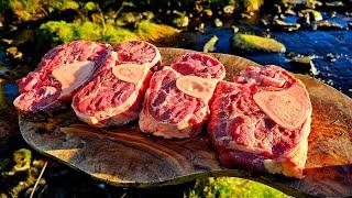 Slow Cooked Beef Recipe it was worth waiting All Day. ASMR Outdoor Cooking