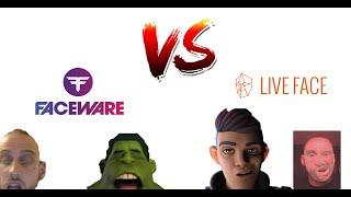 Live Face Vs Faceware Real Time