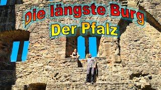 Zur Burgruine Lichtenberg der längsten Burg der Pfalz