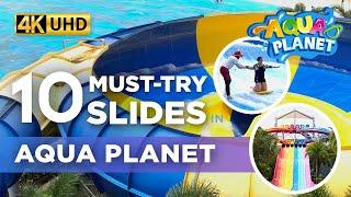 10 Must-Try AQUA PLANET SLIDES  The Complete Tour of the NEWEST Water Park in Clark Pampanga【4K】