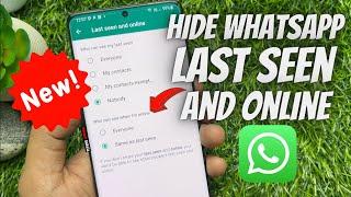 How to Hide Online Status and Last Seen on WhatsApp 2022