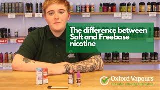 The difference between Salt and Freebase nicotine in vaping