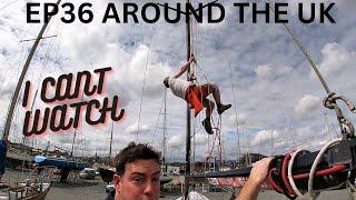 Ep36 Around The UK. Nightmare strikes when the boat gets stuck in reverse and we finish boat jobs