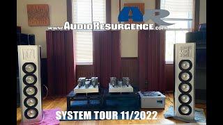 Audio Resurgence System Nov. 2022 - Basis Audio Turntable Manley Steelhead Allnic A6000 Piega C40