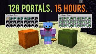 Minecraft but I found ALL 128 strongholds