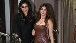 Raveena Tandon With Beautiful Daughter Rasha At Arbaaz khan Birthday Party