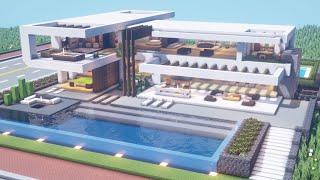 Minecraft Tutorial  Modern House  Gracium - Modern City #23