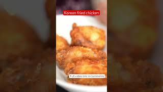 Korean fried chicken #koreanchickenwings #koreanfood