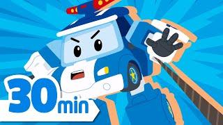 Brave Rescue Team +│POLI Car Song Compilation│30 Min│Robocar POLI - Nursery Rhymes