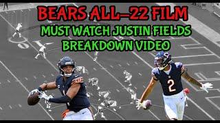 Chicago Bears FILM SPECIAL  Justin Fields All-22 Breakdown  Getsy