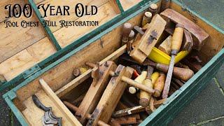 100 Year Old Tool Chest Full Restoration