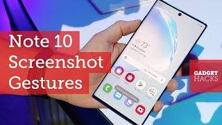 How to Take Screenshots on the Galaxy Note 10 or 10+ Hands On