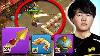 NAVI keeps inventing CRAZY ATTACKS with the ROCKET SPEAR Clash of Clans Esports LIVE