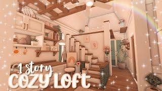 1 story cozy loft   bloxburg speedbuild  luminto