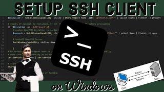 2 steps to setting up an SSH Client on Windows
