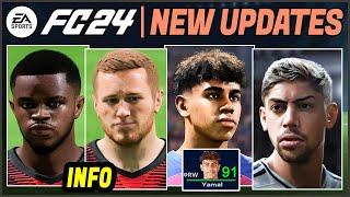 EA FC 24 NEWS  NEW CONFIRMED Updates Real Faces & EA FC 25 