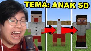 Gw Ikut Lomba Building Minecraft tapi Setiap 1 Menit Kita Tukeran Build