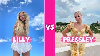 Lilly Ketchman Vs Pressley Hosbach TikTok Dances Compilation