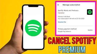 How To Cancel Spotify Premium  How To Cancel Spotify Premium Free Trail  Cancel Spotify Premium