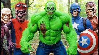 Zombie Hulk VS Avengers - Hide and Seek