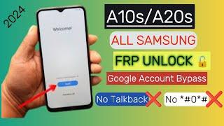 All Samsung a10sa20s FRP BYPASS  Google Account Unlock  New Method