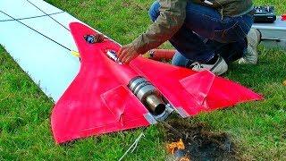 FASTEST RC TURBINE MODEL JET IN ACTION 727KMH 451MPH FLIGHT DEMO GUINNESS WORLD RECORDS