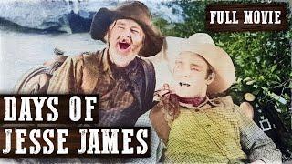 DAYS OF JESSE JAMES - Roy Rogers George Hayes  Full Western Movie  English  Free Wild West Movie