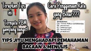 TIPS JITU MENGHADAPI PEMAHAMAN BACAAN & MENULIS PEMBAHASAN SOAL TPS UTBK SBMPTN 2023