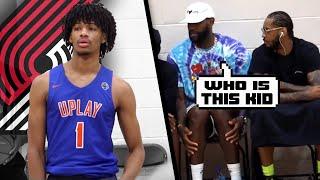 The Game Portland Trailblazers #7 Pick Shaedon Sharpe STUNNED LeBron James & Carmelo Anthony