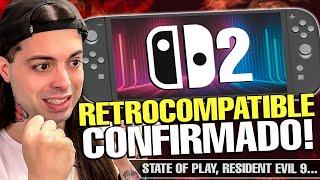 ¡DESVELADO Nintendo SWITCH 2 RETROCOMPATIBLE 100% y con MEJORAS  State Of Play