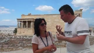 Ziggy Peter Ziggy GRTV in Greece - Acropolis Athens