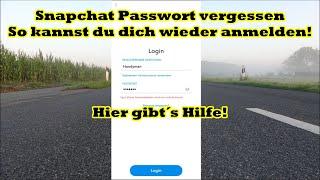 Snapchat Passwort vergessen was tun? So bekommst du ein neues Passwort für Snapchat