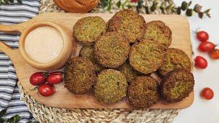 طرز تهیه فلافل نخود فرنگی ترد و خوشمزه  فلافل نخود سبز  فلافل  pea falafel